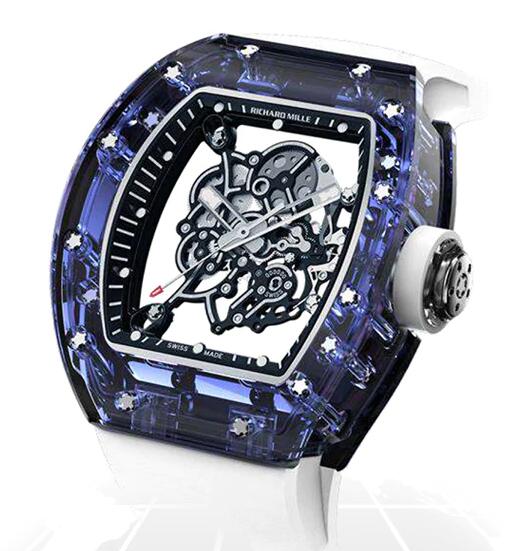 Best Richard Mille RM055 SAPPHIRE "A55 BLUE" Replica Watch